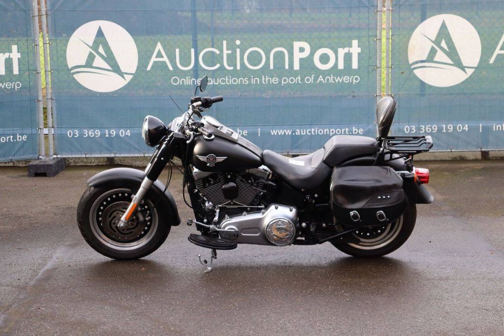 Motorcycle Harley-Davidson Fat Boy Lo Petrol 2011