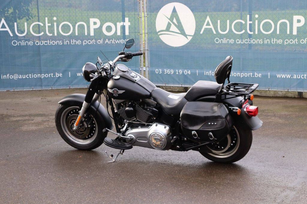 Motorcycle Harley-Davidson Fat Boy Lo Petrol 2011