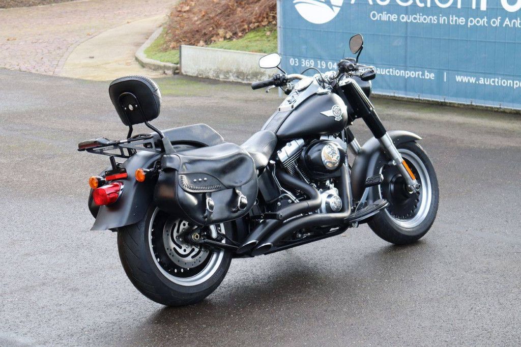 Motorcycle Harley-Davidson Fat Boy Lo Petrol 2011