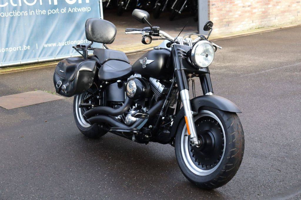 Motorcycle Harley-Davidson Fat Boy Lo Petrol 2011