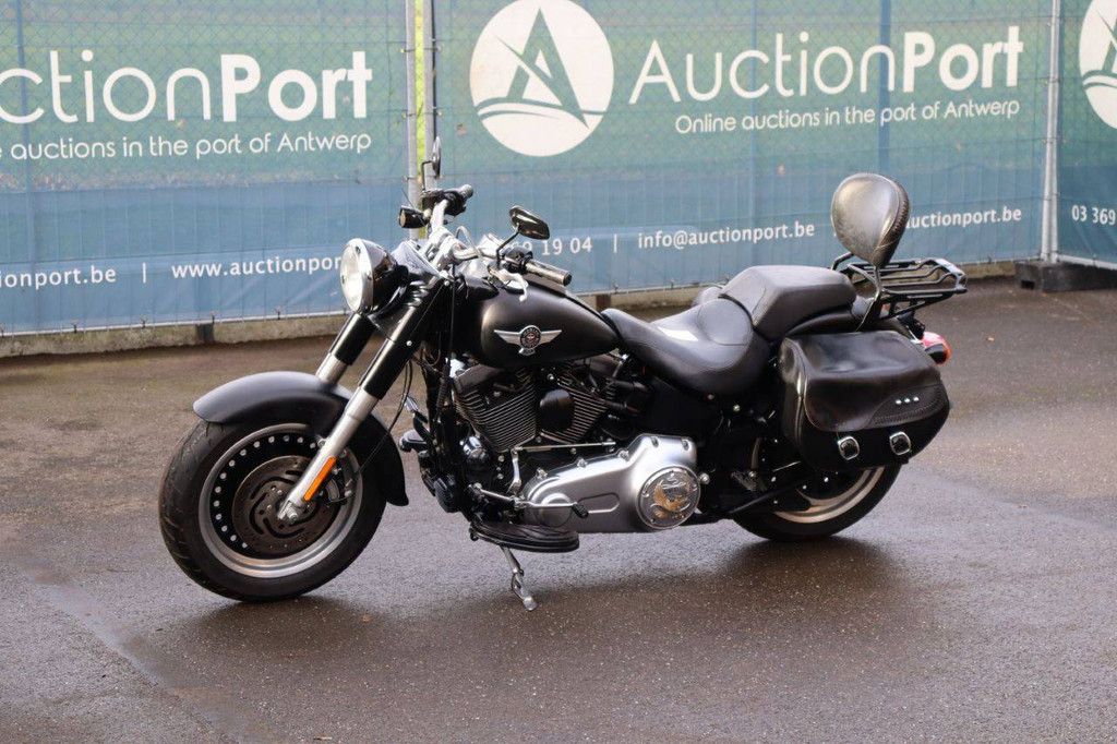Motorcycle Harley-Davidson Fat Boy Lo Petrol 2011