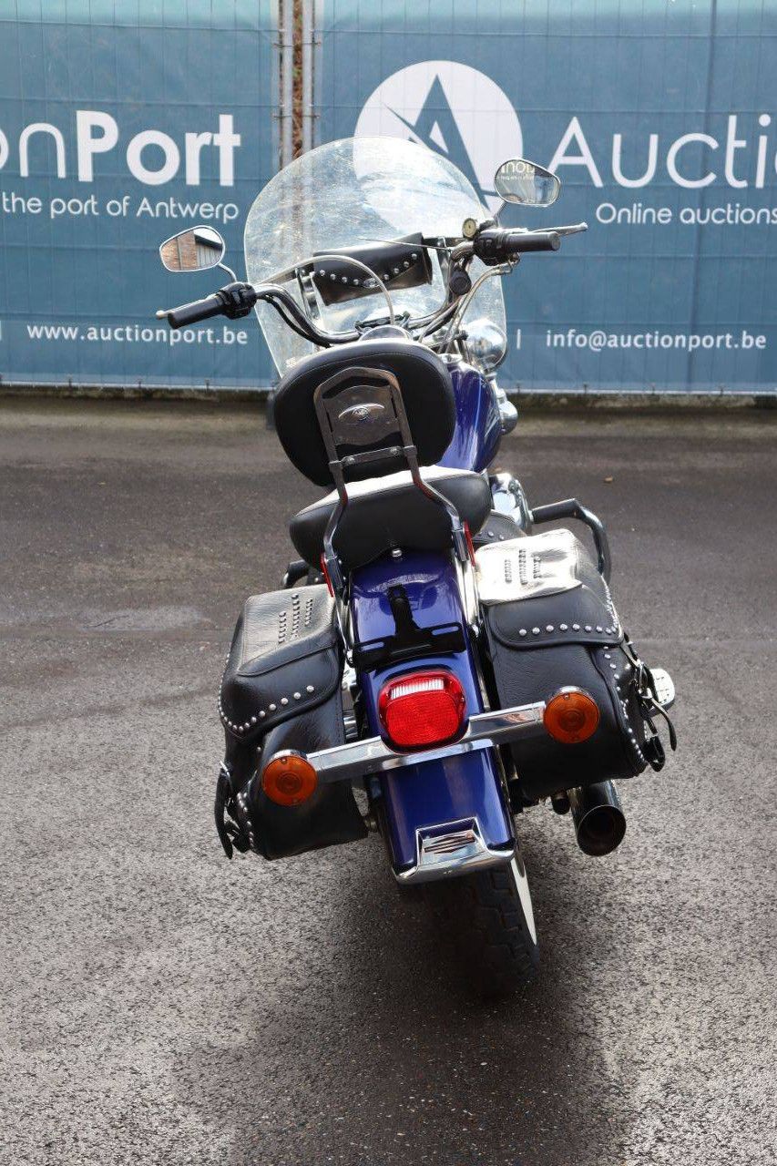 Motorcycle Harley-Davidson Heritage Softail Classic Petrol 2007