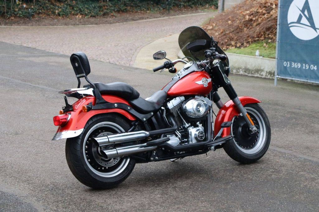 Motorcycle Harley-Davidson Fat Boy Lo Petrol 2014