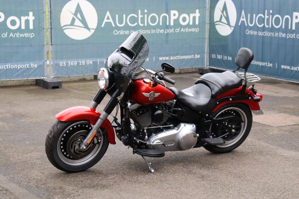 Motorcycle Harley-Davidson Fat Boy Lo Petrol 2014