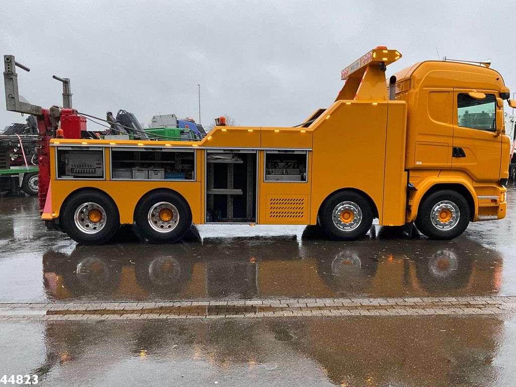 Scania R730 V8 8x4 Euro 6 Retarder Recovery truck Just 17.951 km!