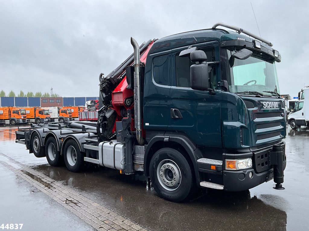 Scania G480 8x4 HMF 60 Tonmeter laadkraan + Fly-jib