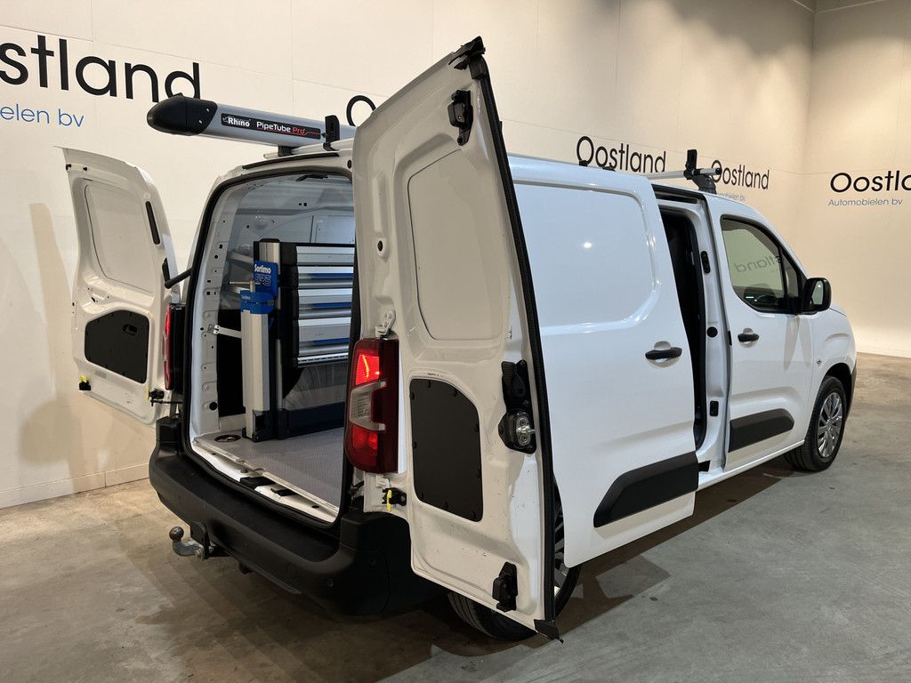 Peugeot Partner 1.5 BlueHDI Grip Long / Euro 6 / Servicebus / Sortimo Inrichting / Airco / Cruise Control / PDC / CarPlay / Trekhaak / 3-Zits / 92.100 KM !!