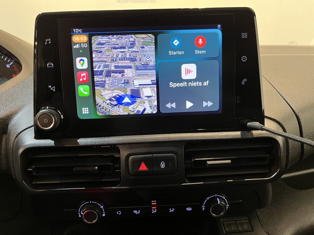 Peugeot Partner 1.5 BlueHDI Grip Long / Euro 6 / Servicebus / Sortimo Inrichting / Airco / Cruise Control / PDC / CarPlay / Trekhaak / 3-Zits / 92.100 KM !!