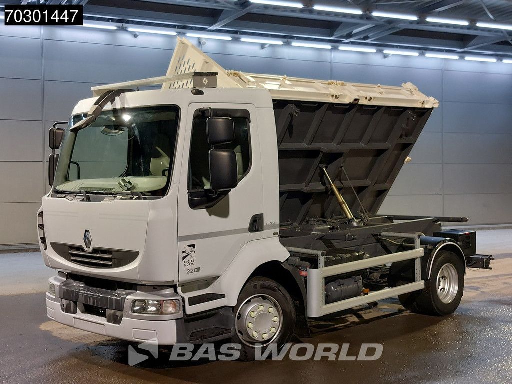 Renault Midlum 220 4X2 3-way tipper Manual Steel suspension Telma Retarder Euro 5