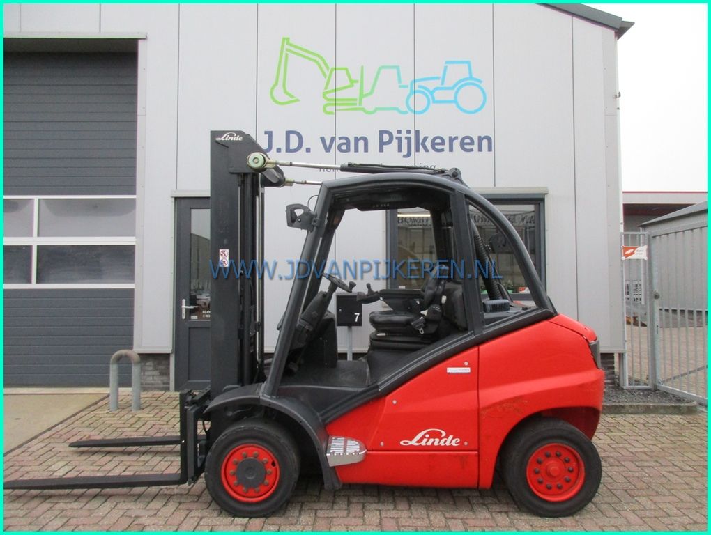 Linde H40D 4t diesel duplex3.7m+freelift+sideshift