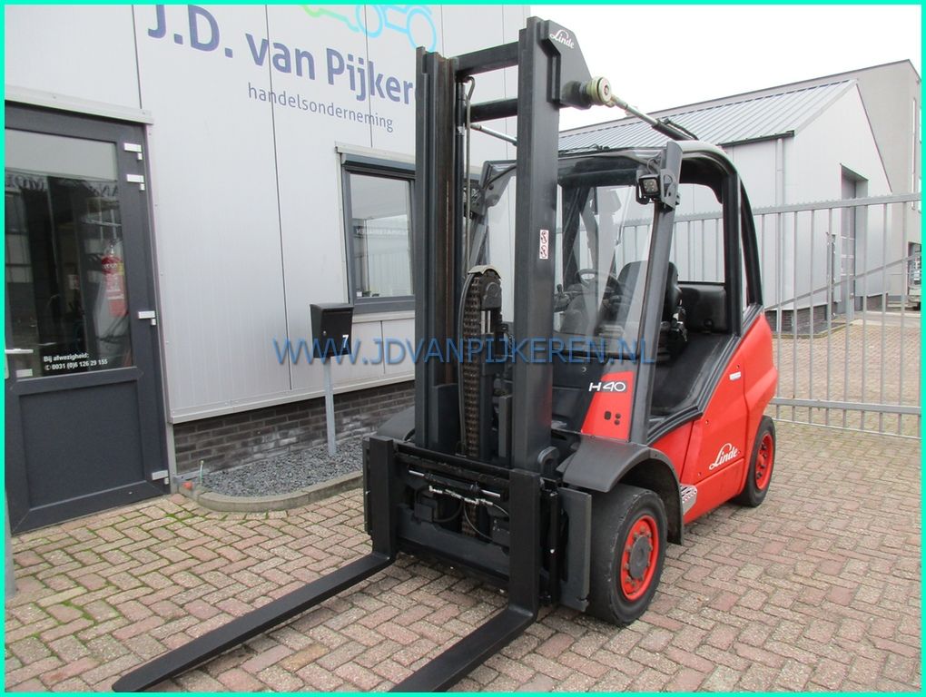 Linde H40D 4t diesel duplex3.7m+freelift+sideshift