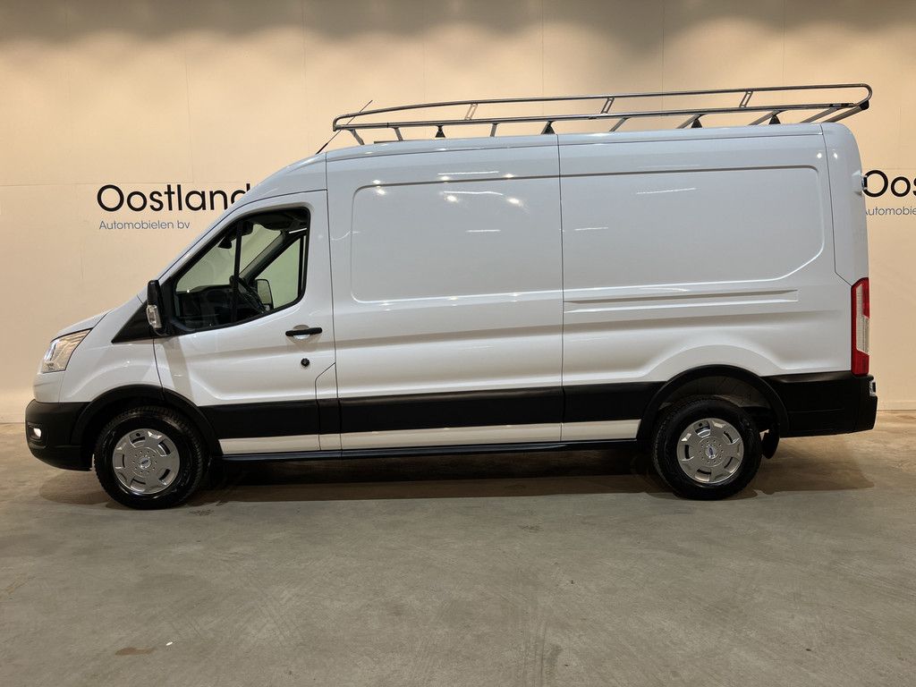 Ford Transit 330 2.0 TDCI L3H2 130 PK Trend MHEV / Servicebus / Inrichting / Euro 6 / Airco / Camera / Navigatie / Cruise Control / Trekhaak / Imperiaal / 3-Zits / 74.000 KM !!