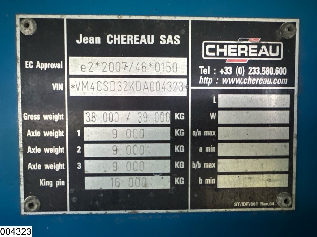 Chereau Koel vries Carrier Vector 1550