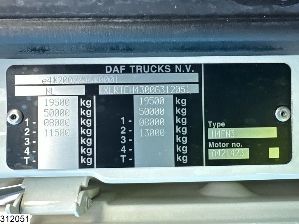 DAF XF 480 SSC, EURO 6d