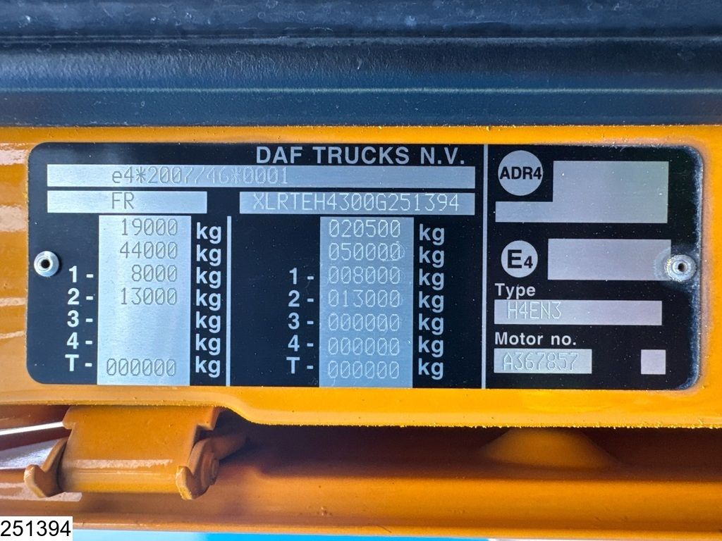 DAF XF 480 EURO 6, ACC, Standairco