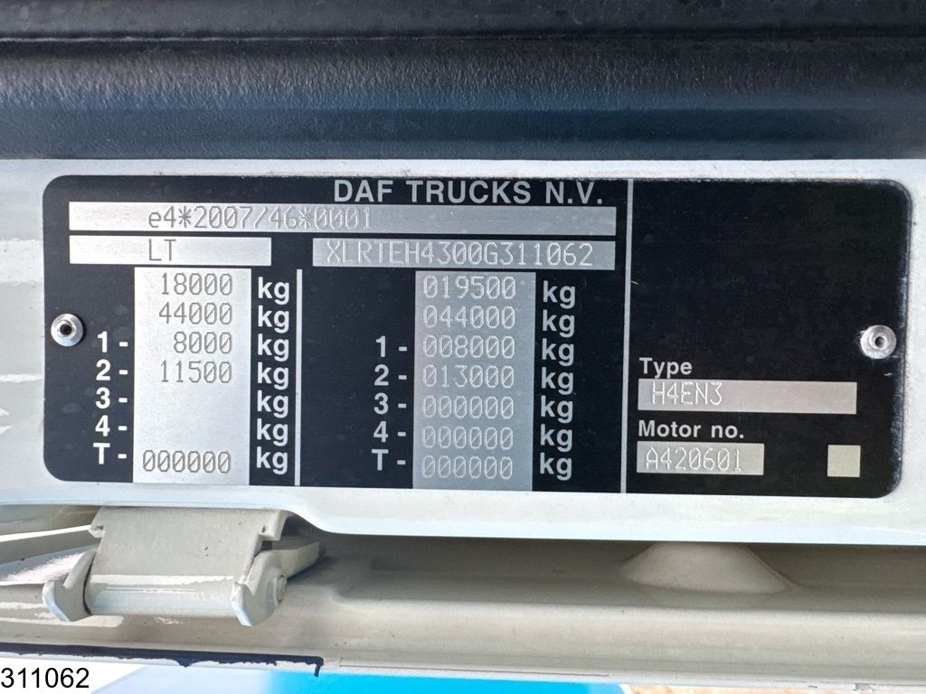 DAF XF 480 EURO 6d, ACC