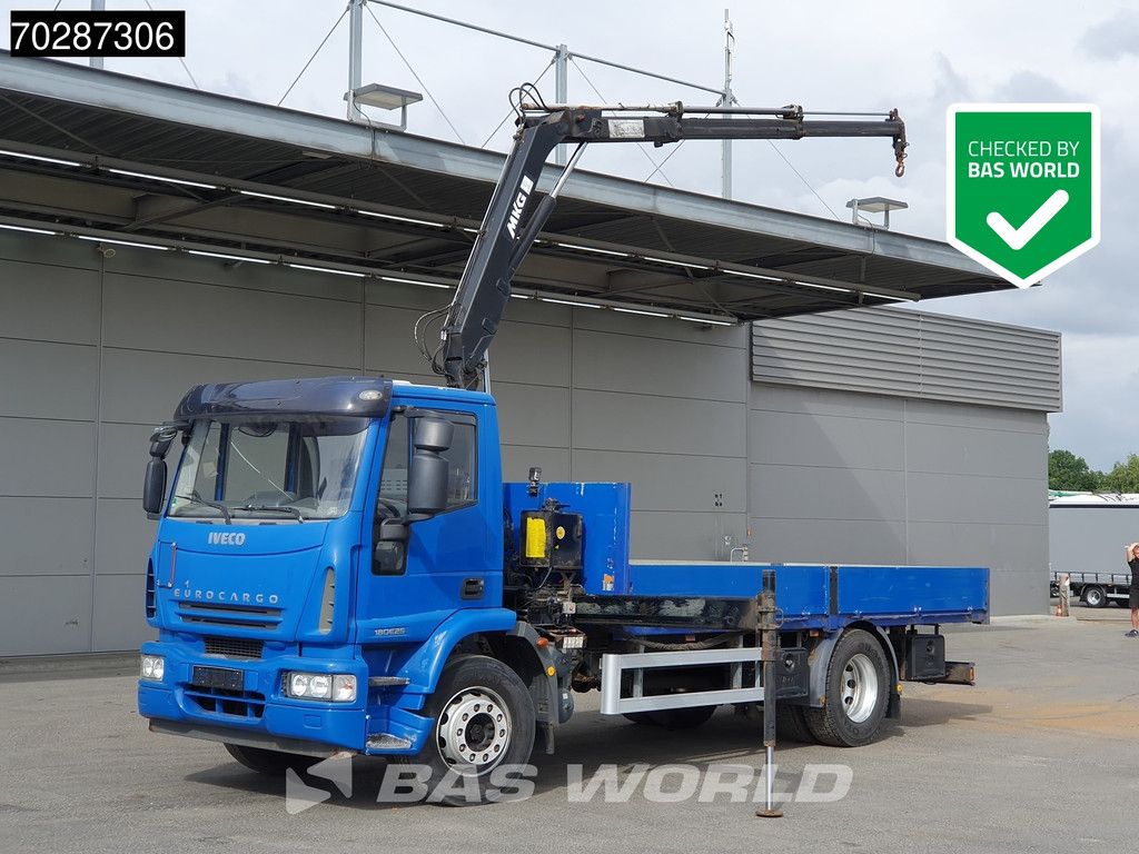 Iveco Eurocargo 180E250 4X2 18tonner MKG-HLK66 Crane Kran Manual Euro 5