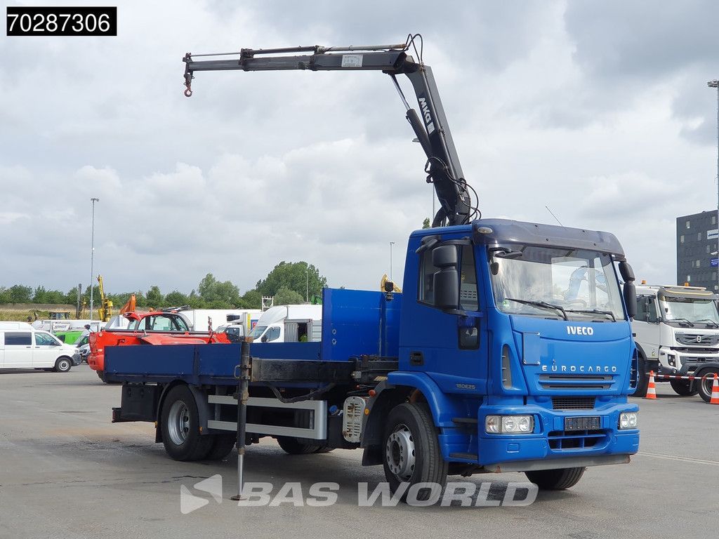 Iveco Eurocargo 180E250 4X2 18tonner MKG-HLK66 Crane Kran Manual Euro 5