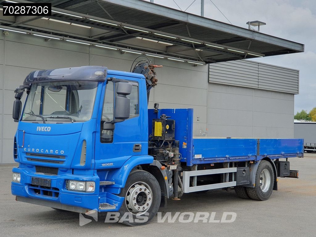 Iveco Eurocargo 180E250 4X2 18tonner MKG-HLK66 Crane Kran Manual Euro 5