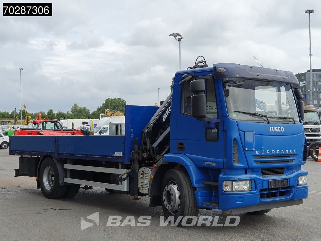Iveco Eurocargo 180E250 4X2 18tonner MKG-HLK66 Crane Kran Manual Euro 5