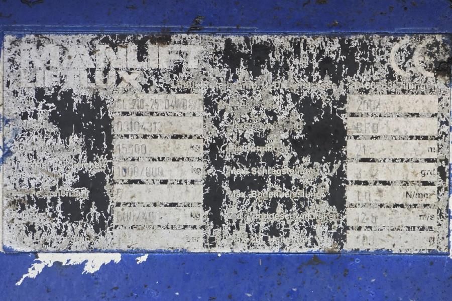 Liftlux SL210-25D4WDS/P Diesel, Hydraulic Deck Extension,