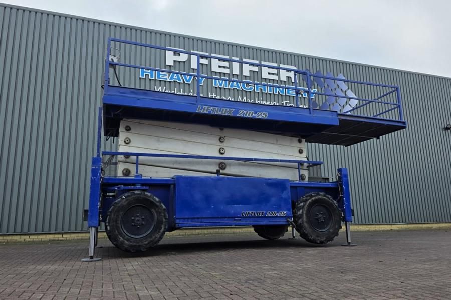 Liftlux SL210-25D4WDS/P Diesel, Hydraulic Deck Extension,