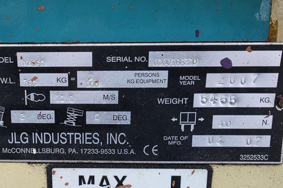 JLG M4069 Hybrid, 14.2m Working Height, 360kg Capacity