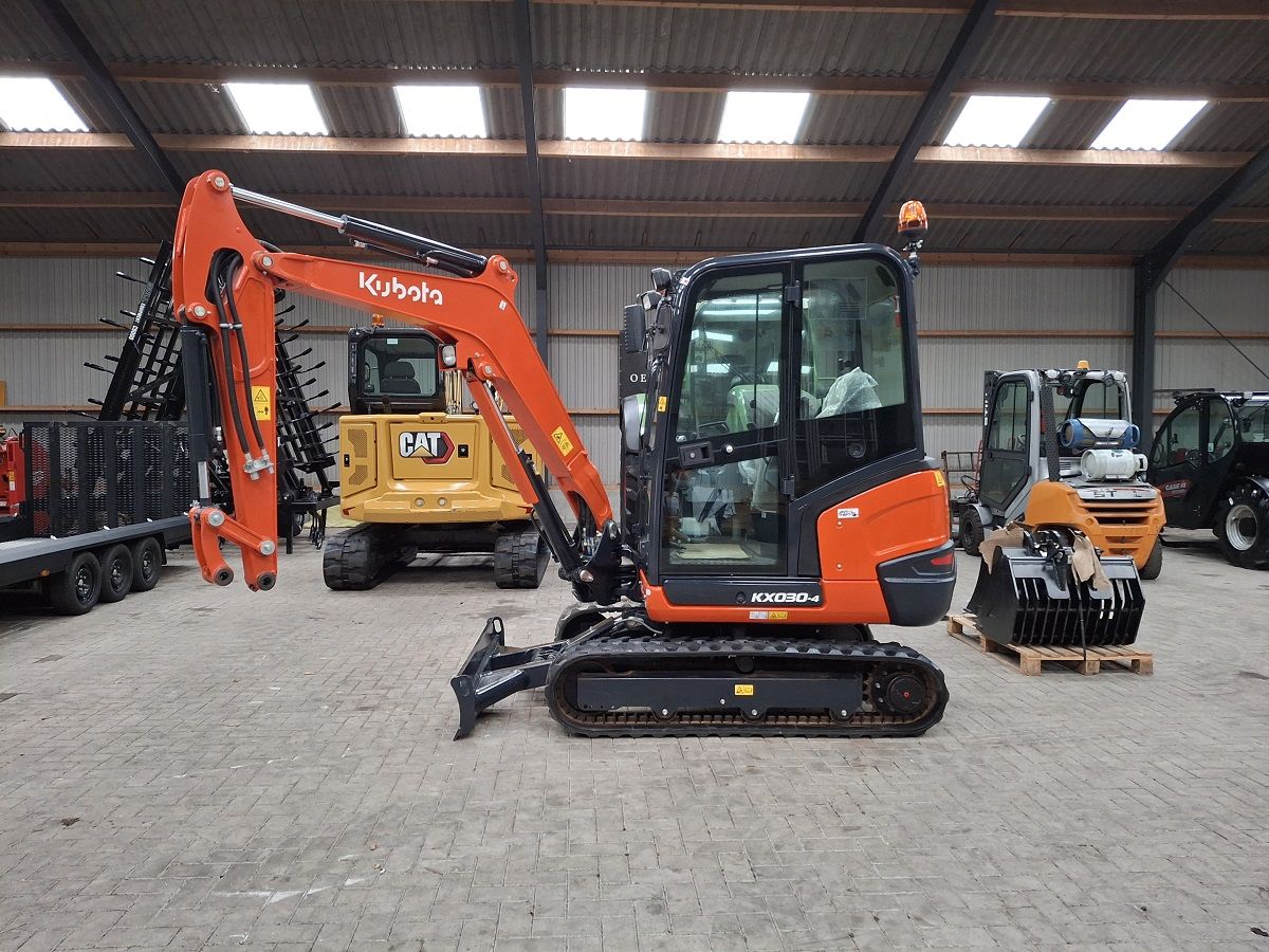 Kubota KX030-4 HI, minigraver, minikraan, BJ2025, Nieuw!