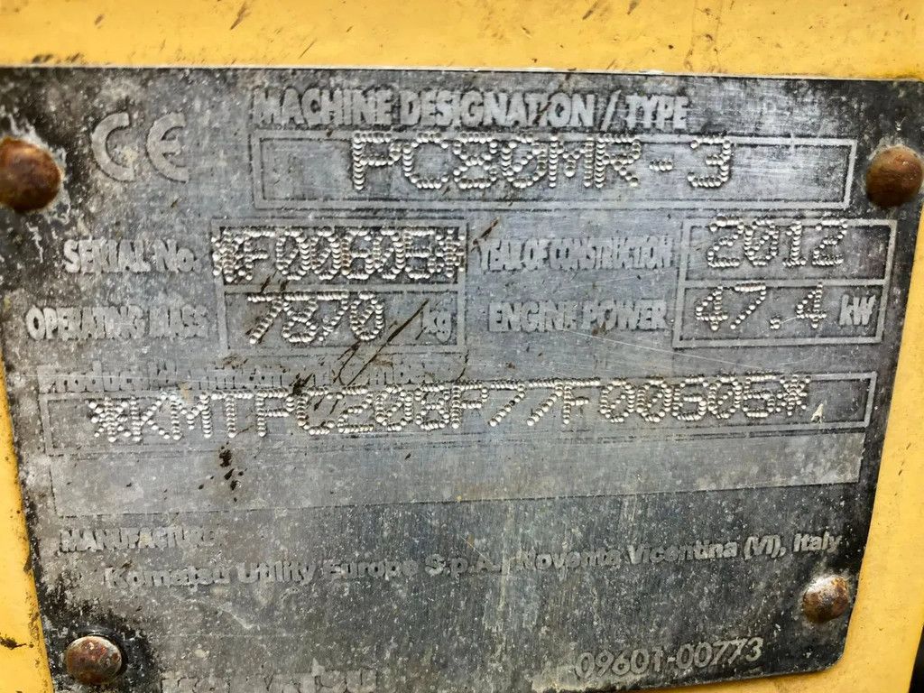 Komatsu PC 80 MR-3 Graafmachine