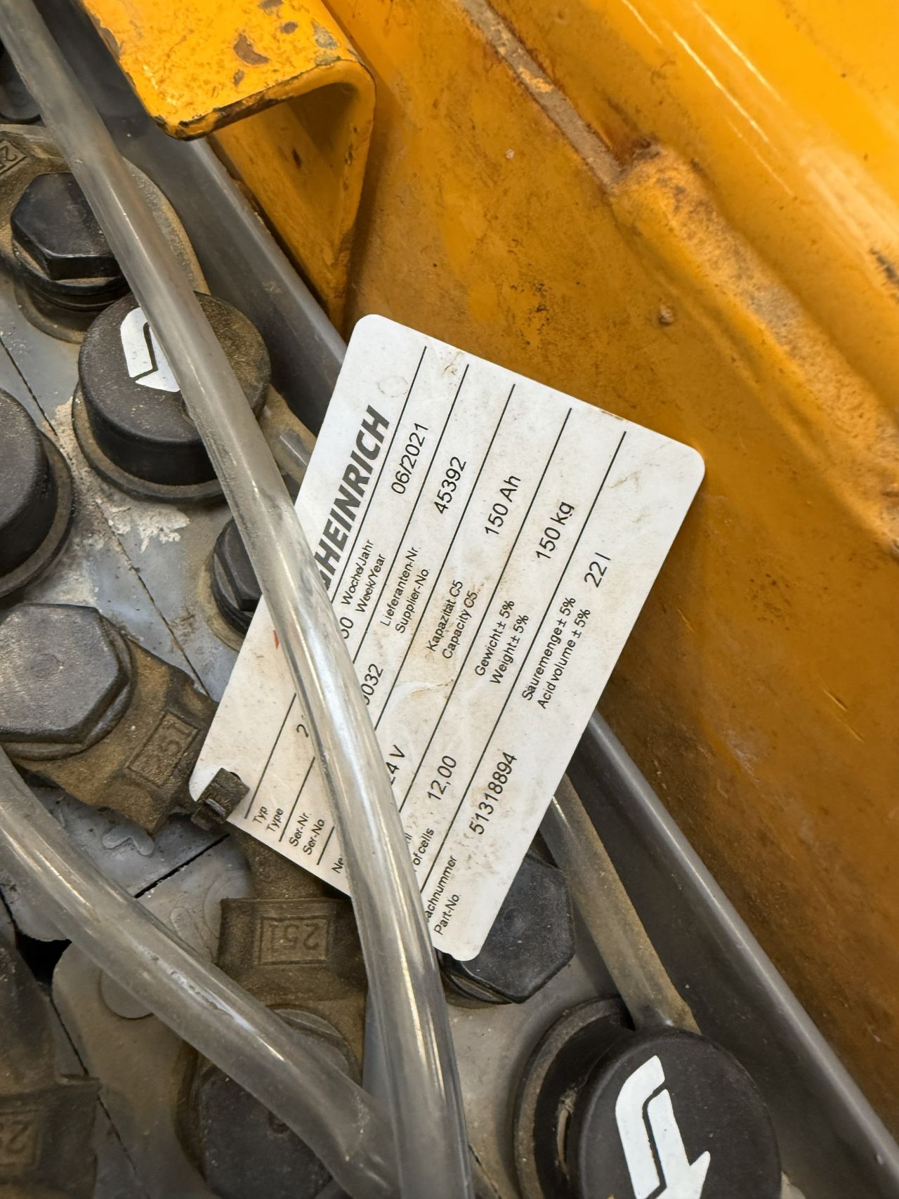 Elektrische palletwagen Jungheinrich ELE16, Batterij 2021!