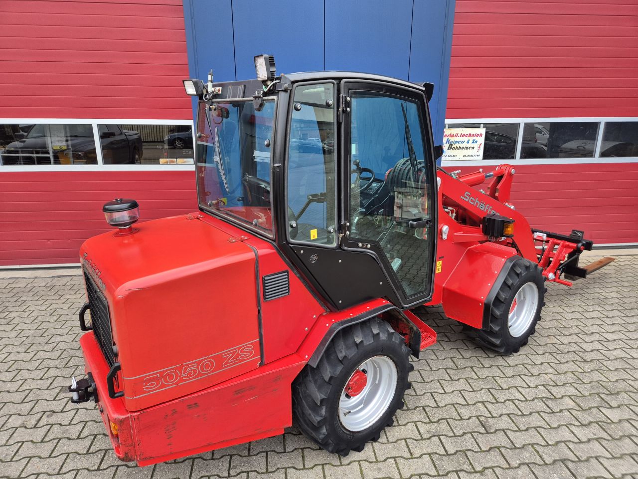 SCHAFFER 5050ZS SHOVEL MET CABINE EN KUBOTA 60PK