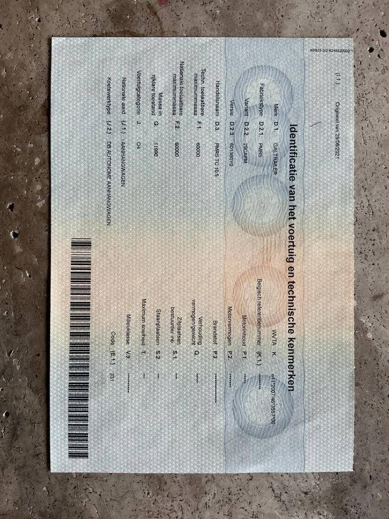 Tieflader Galtrailer PMR5 TC 10.5 2016