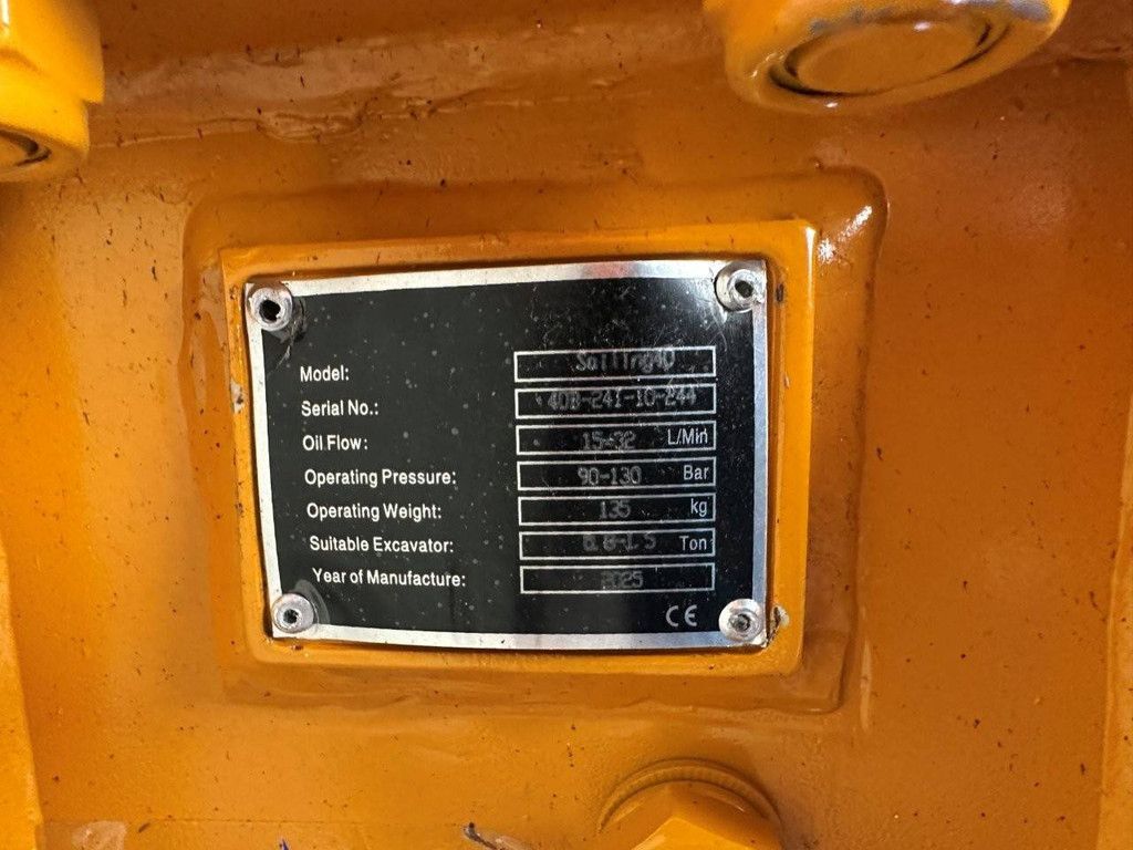 Hydraulic Demolition Hammer Sailing 40 2025 New