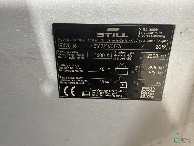 Gabelstapler Elektrisch Still RX20-16 2019