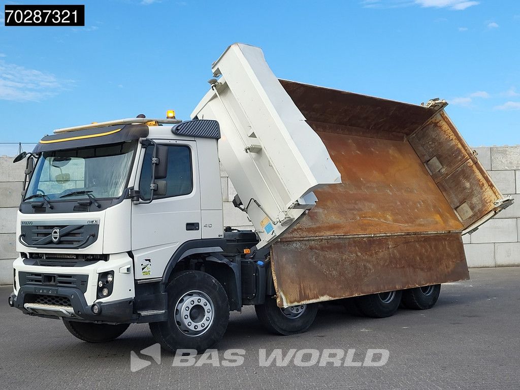 Volvo FMX 410 8X4 13m3 Marrel Tipper SteelSuspension 2-Side Kipper BigAxle Euro 5