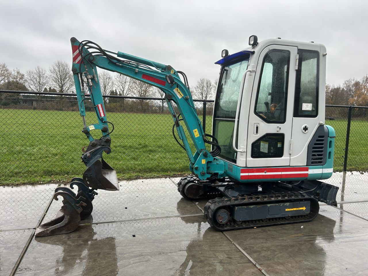 Mooie complete set! Sunward minigraver met aanhanger