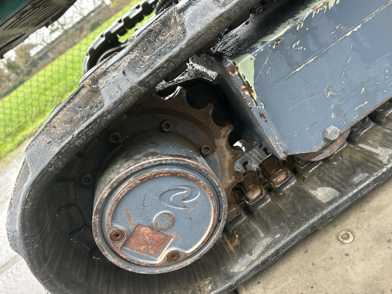 Mooie complete set! Sunward minigraver met aanhanger