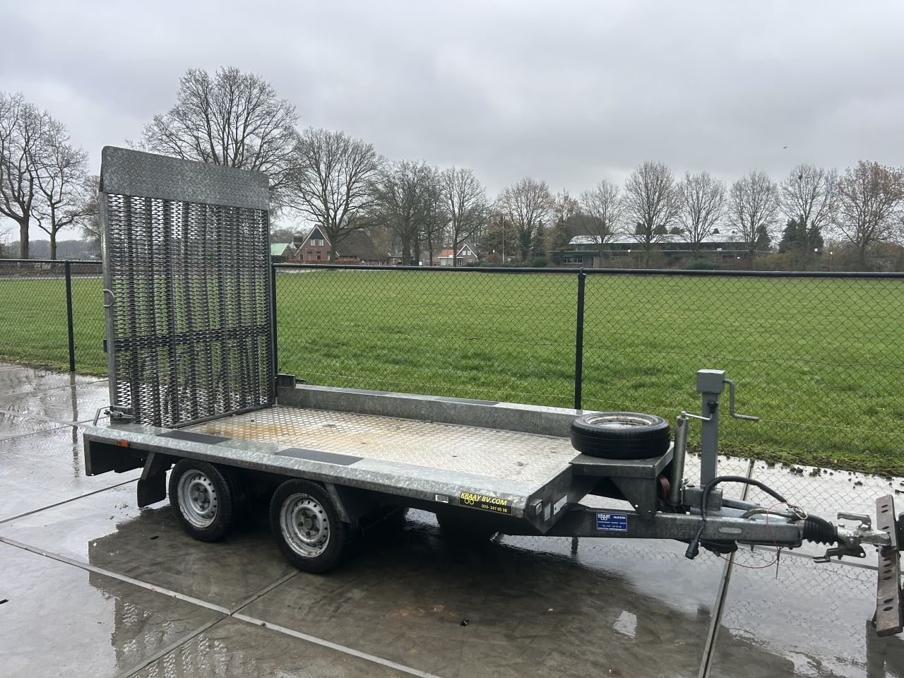 Mooie complete set! Sunward minigraver met aanhanger