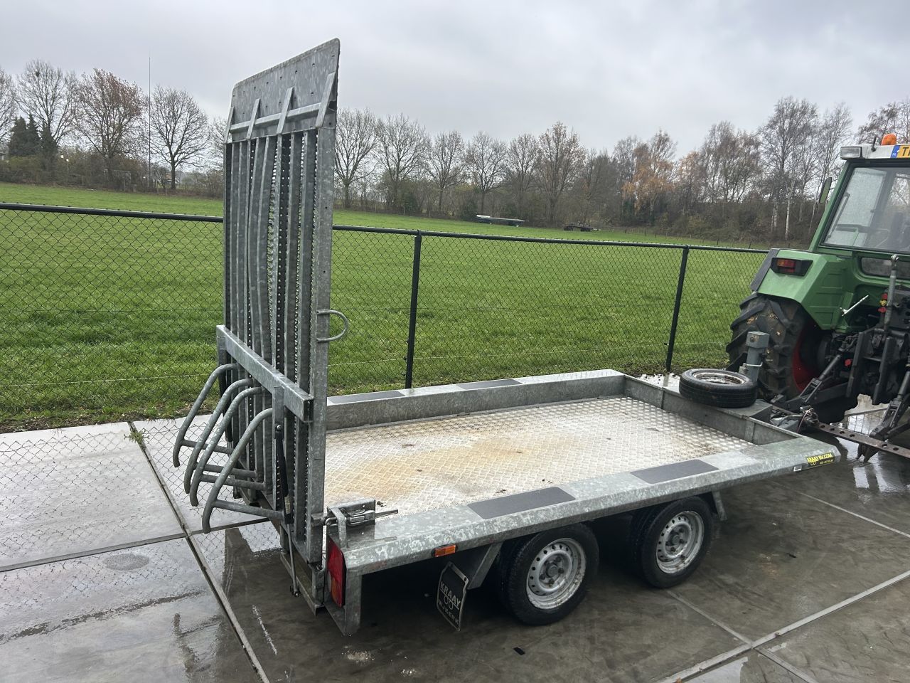 Mooie complete set! Sunward minigraver met aanhanger