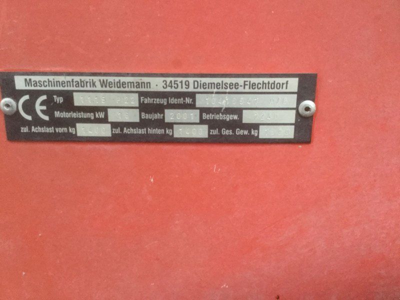 Weidemann 1115  P22