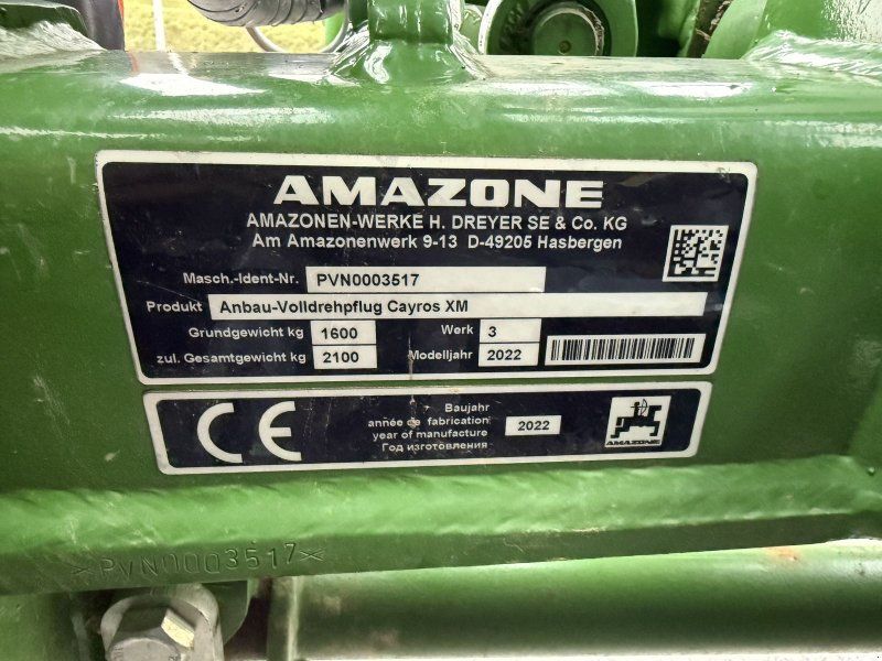 Amazone CAYROS XMS 1050 V  3-SCHAR
