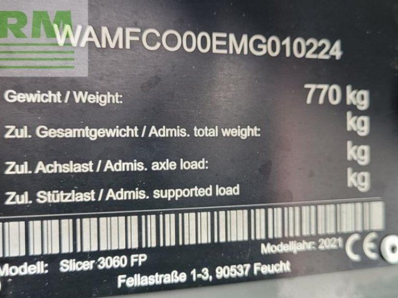 Fendt slicer 3060 fp