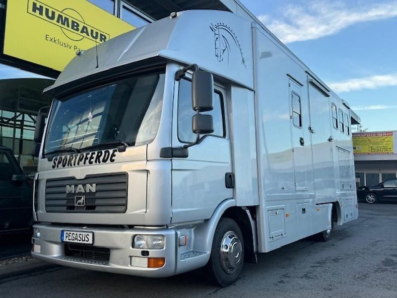 MAN TGL 8.180 Pferdetransporter Pferdelkw 3/4 Pferde Wohnabteil
