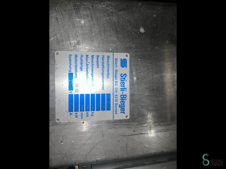 Strip bending machines Stierli-Bieger 300 NC 2010