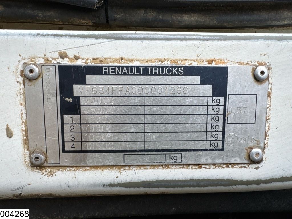 Renault Kerax 410 Dxi 8x4, Leaf suspension, Manual transmission