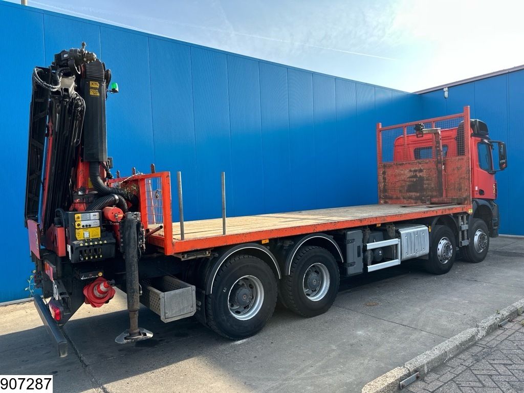 Mercedes Arocs 3240 8X4, EURO 6, Steel suspension, Palfinger