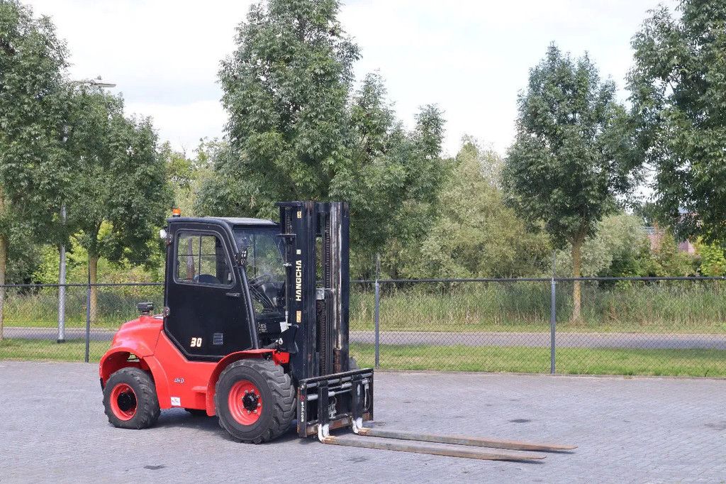 Hangcha CPCD30 - XW43C-RT4 | 4X4 | TRIPLEX | SIDESHIFT | SPREADERS