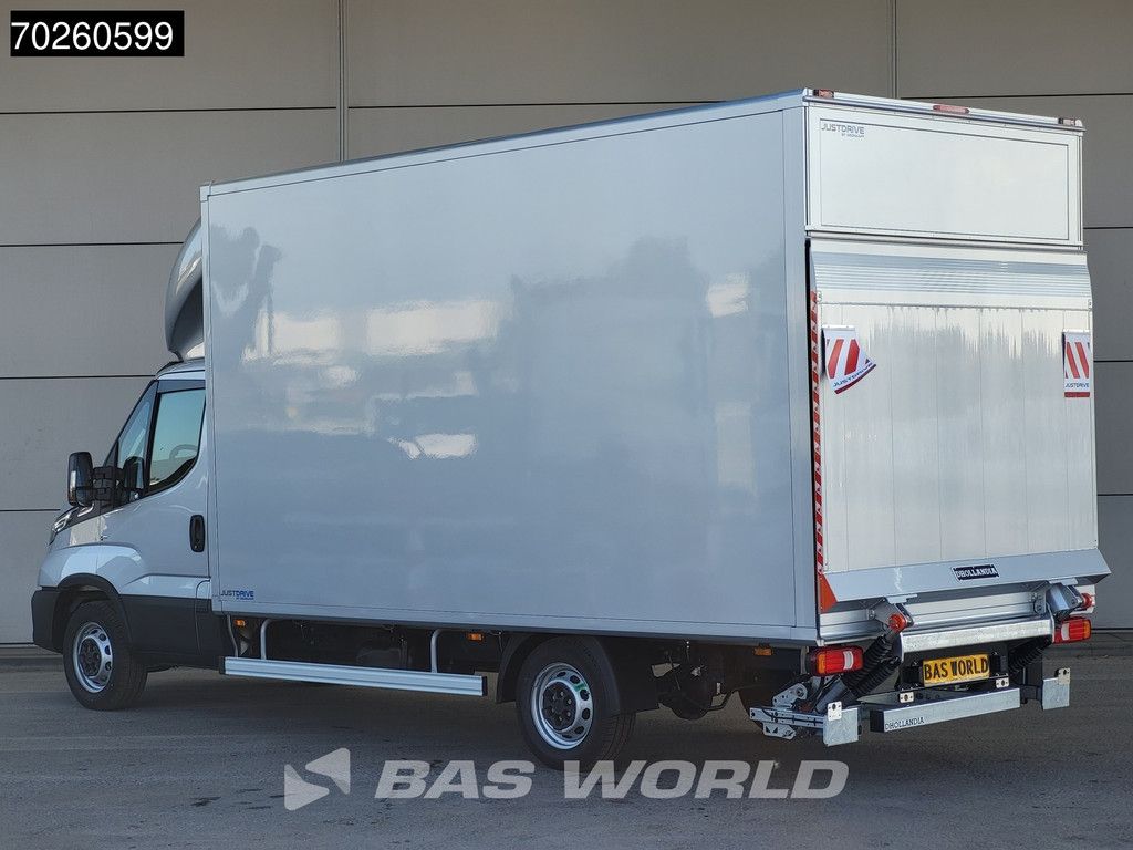 Iveco Daily 35S21 3.0L Automaat Laadklep Zijdeur ACC LED CarPlay Lat om Lat D'Hollandia 3,5t Trekvermogen Meubelbak Koffer Bakwagen 22m3 A/C