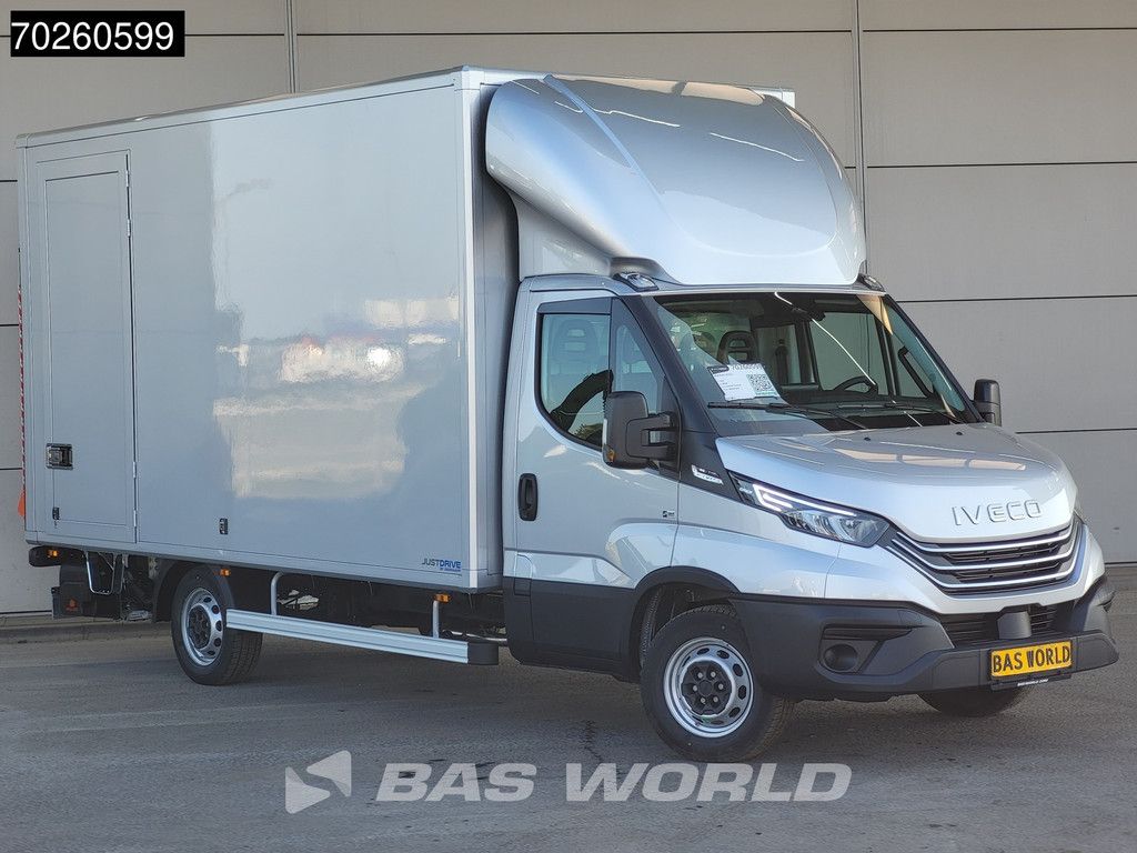 Iveco Daily 35S21 3.0L Automaat Laadklep Zijdeur ACC LED CarPlay Lat om Lat D'Hollandia 3,5t Trekvermogen Meubelbak Koffer Bakwagen 22m3 A/C