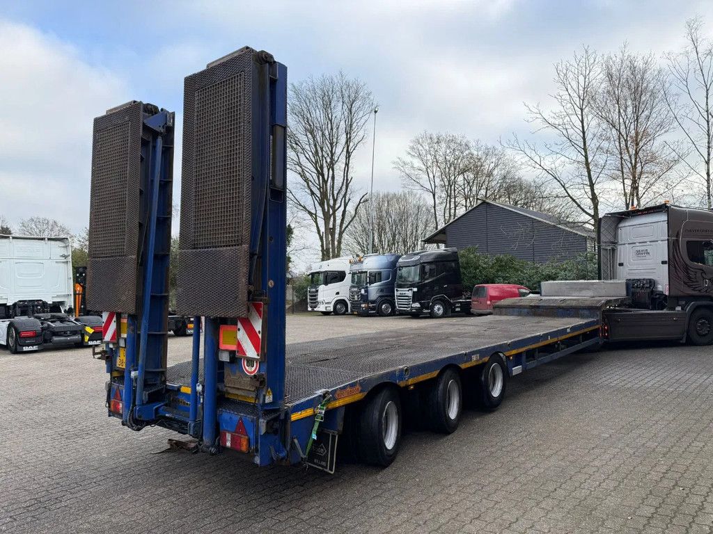 Nooteboom 3AS gedwongen gestuurd Oprijkleppen Hefbaar